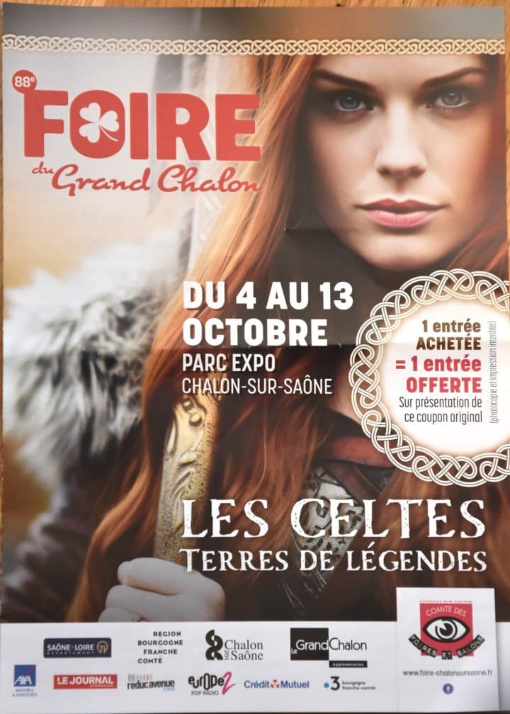 , FOIRE DE CHALON – Inauguration de la 88ème édition de la Foire du Grand Chalon-sur-Saône – Cap sur les Pays Celtes (Terres de Légendes) et sur l’exposition Harry Potter